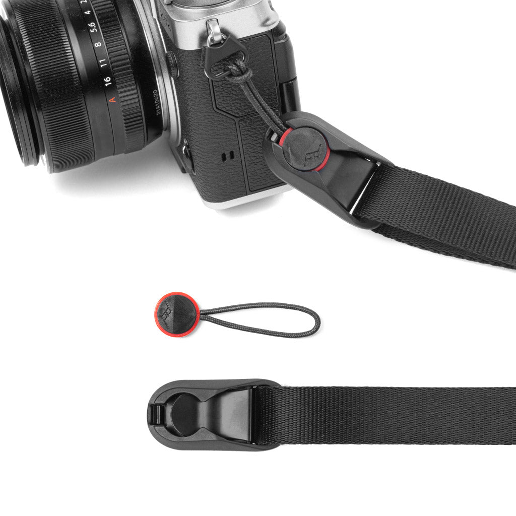  Camera Harness for 2 Cameras – Slim Dual Shoulder Leather  Camera Strap – Camera Straps for Photographers with Safety Tether  Adjustable Size, Color Black : Electronics